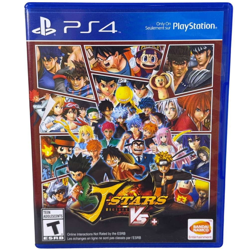 J-Stars Victory VS+ Sony PlayStation 4 PS4 Bandai Namco Anime Fighting Game T